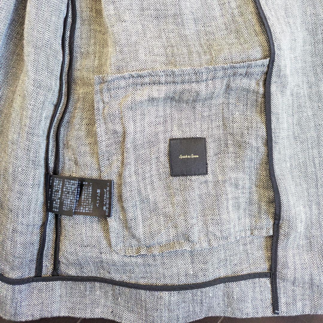 Spick&Span スピックアンドスパン リネンエアリージャケット新品2025