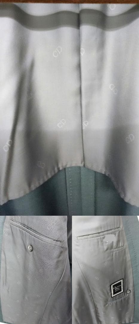 CHRISTIAN　DIOR　ディオール　 ダブルブレスト　セットアップ　スーツ