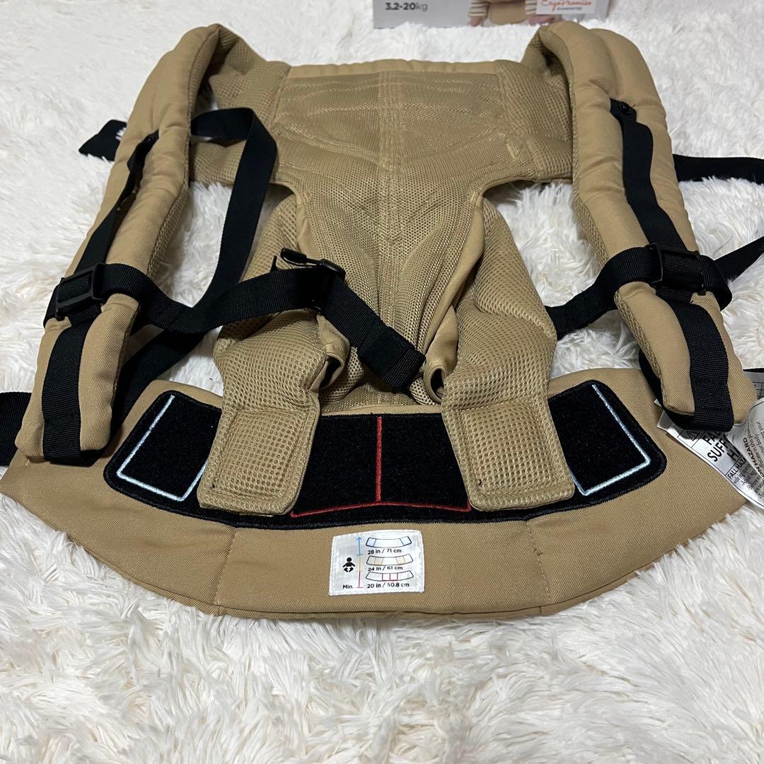【美品】エルゴベビー　オムニ360 クールエア　ベージュ　抱っこ紐 検印有