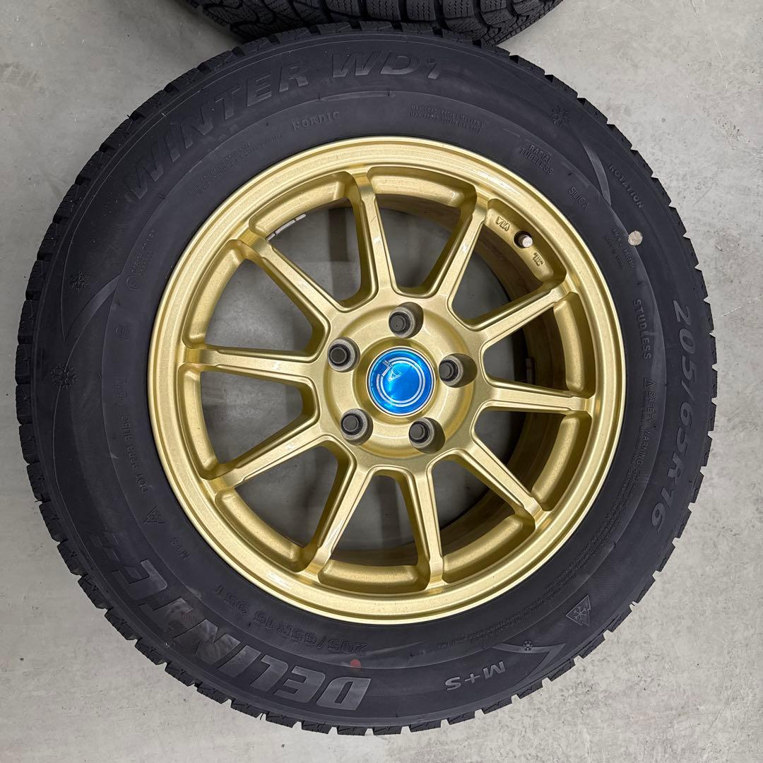 ②アルミホイール　16インチ　6.５ｊ　オフセット３８？　2本セット