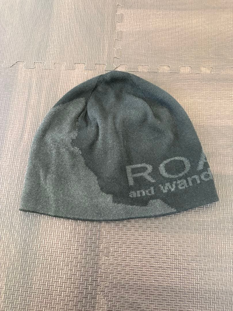 and wander × ROAアンドワンダー × ロア　ビーニー　ダークグレー