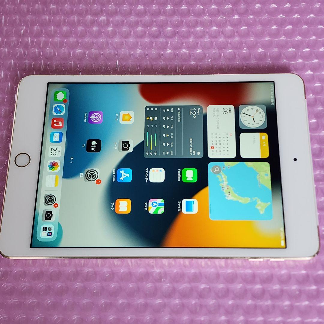 良品　iPad mini 第4世代　バッテリー大変良好　Cellularモデル