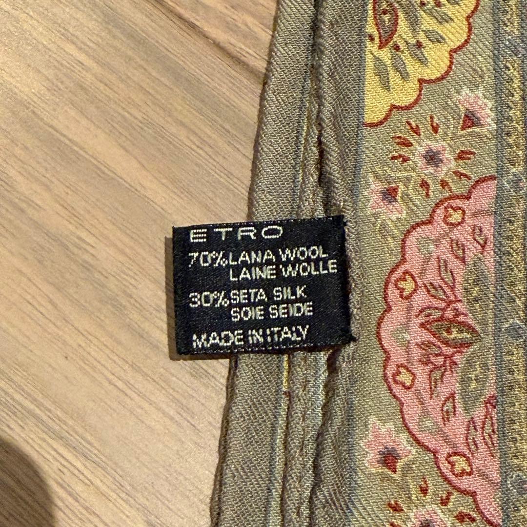 ETRO ペイズリー柄ストール 2色セット