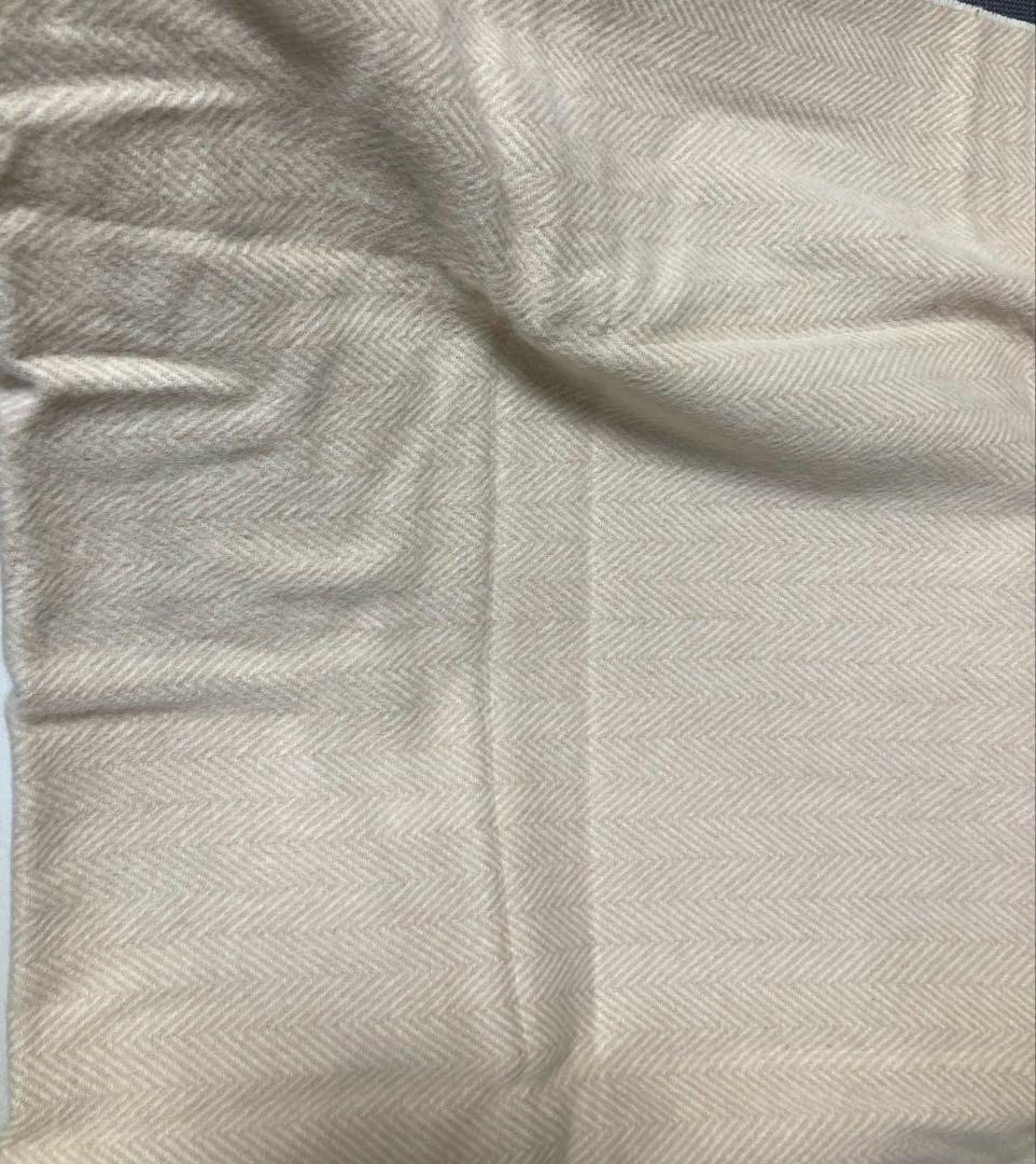 バーバリー　ウールひざ掛け ベージュ　65×120cm BURBERRY 箱あり