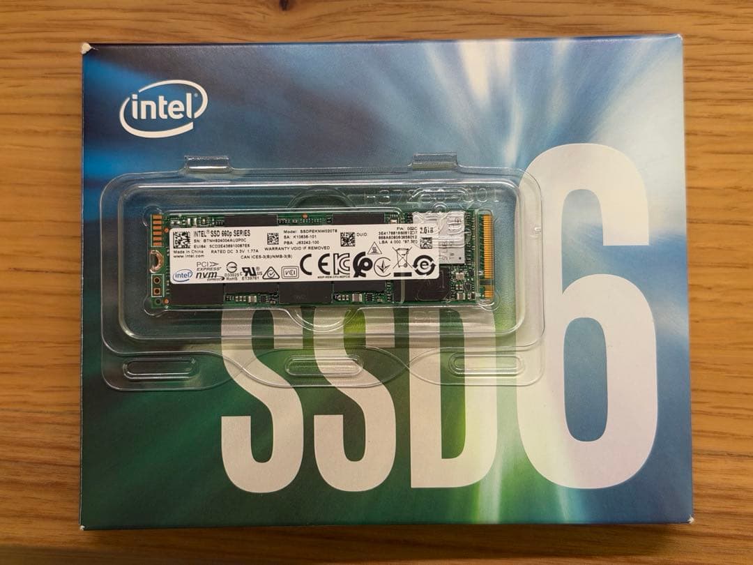 内蔵型SSD Intel SSD 660p (SSDPEKNW020T8) 2TB #2