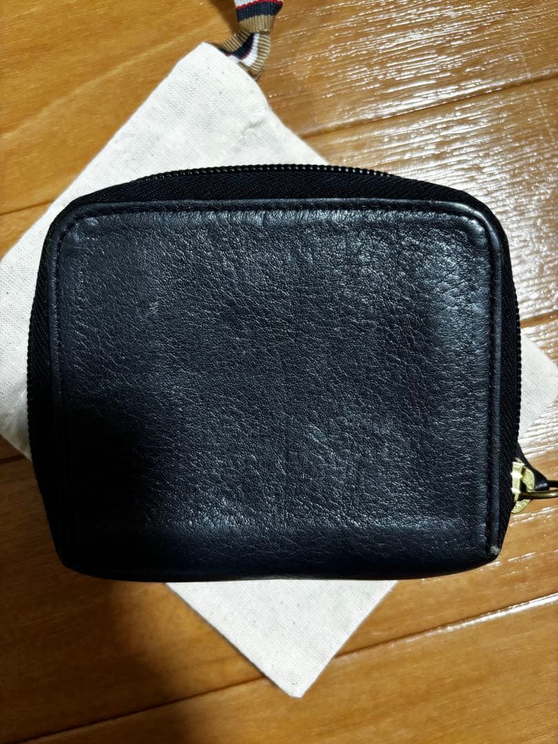 IL BISONTE ネイビー　三つ折り財布