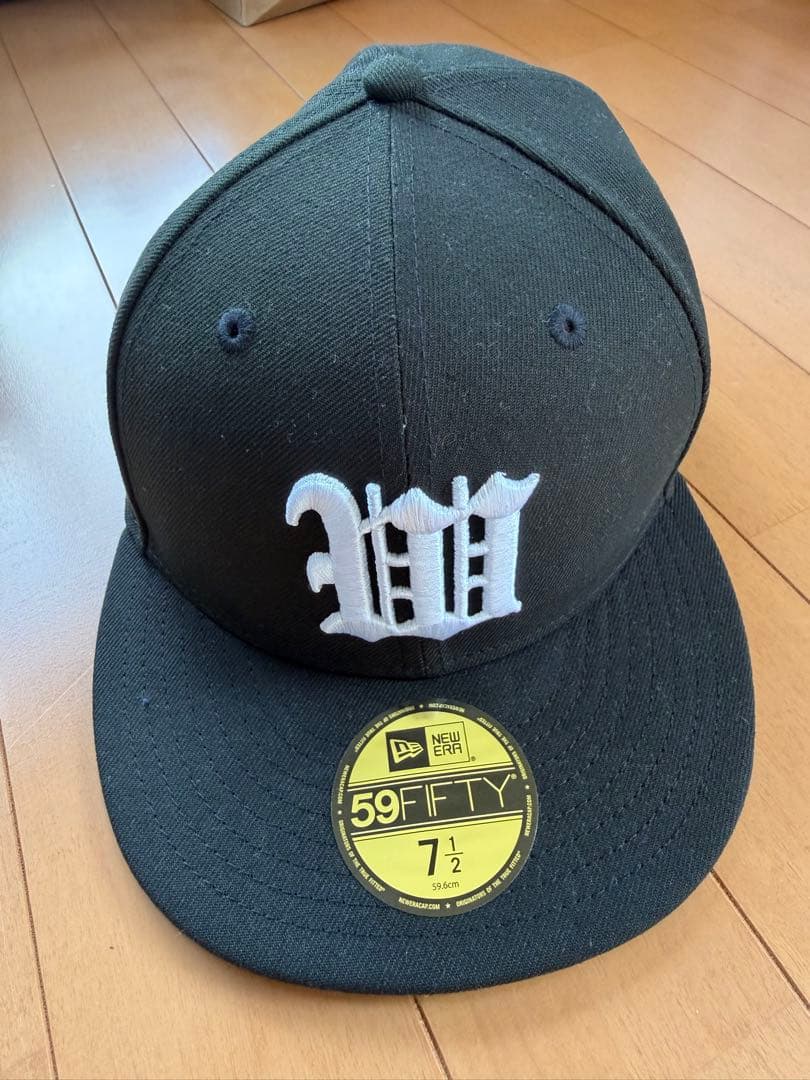 ワコマリア×ニューエラ 59FIFTY ロゴ刺繍 キャップ