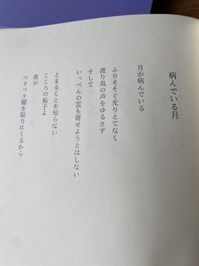 非売品 短律詩集 『折れた口紅』 箱付 私家版詩集