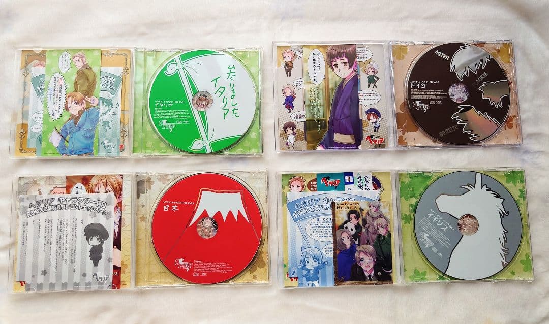 ヘタリア キャラクターCD Axis Powers 9枚セット 収納BOX付き