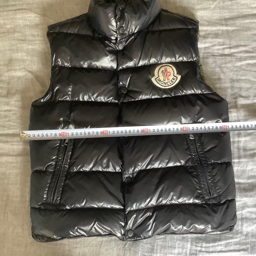 MONCLER ブラック ダウンベスト　貴重デカタグ　サイズ1