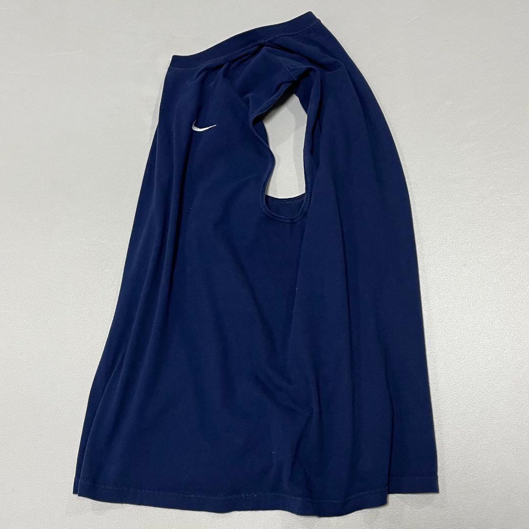90s USA製 NIKE ワイド ノースリーブ tシャツ ブランク 刺繍 XL