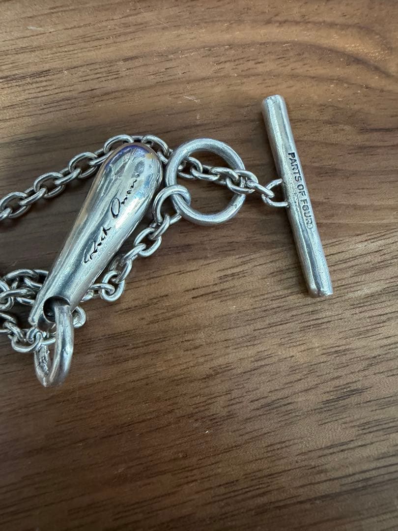 rick owens parts of four silver925ネックレス