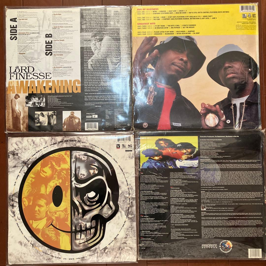 処分価格！　90’s HIPHOP名盤LP x 4枚セット