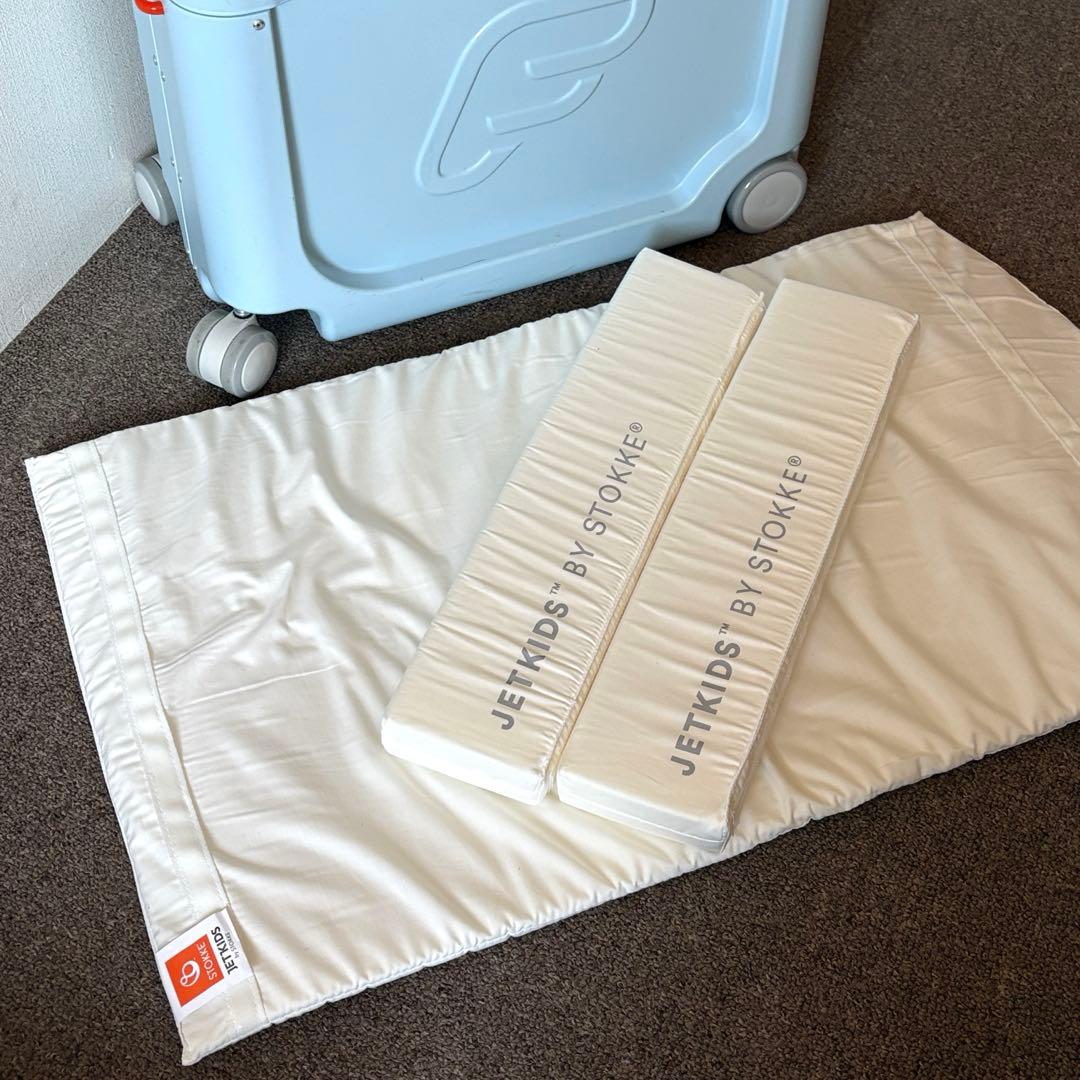 【美品】ストッケ　ジェットキッズ　ベッドボックス　ブルースカイ