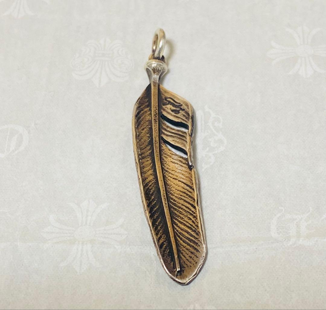lynch silversmith リンチ　フェザー　ネックレス　トップ