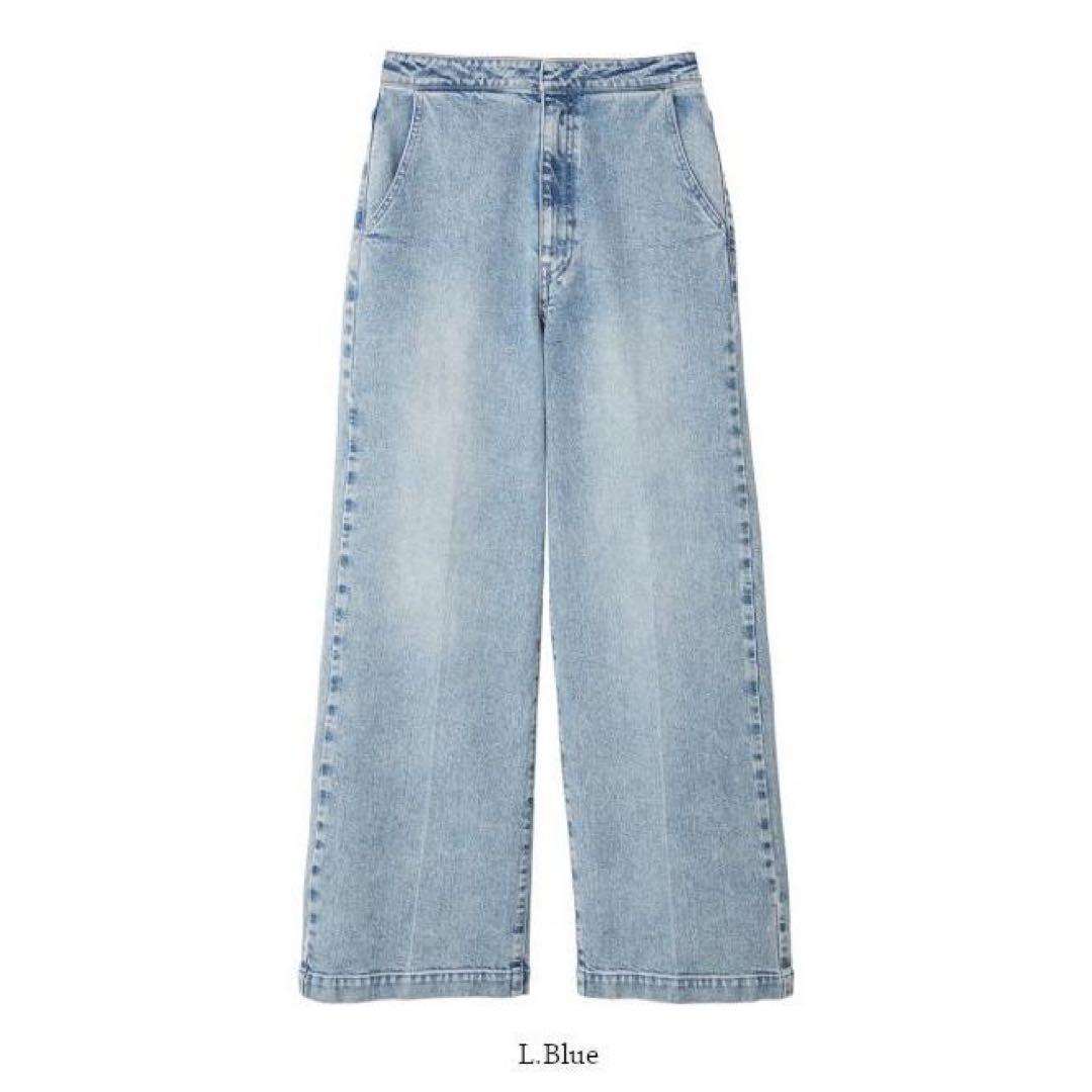 CELFORDストレートデニムパンツ LBLU