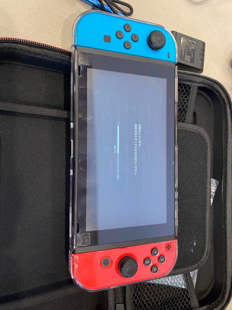 Nintendo Switch 青/赤 本体 充電器付き