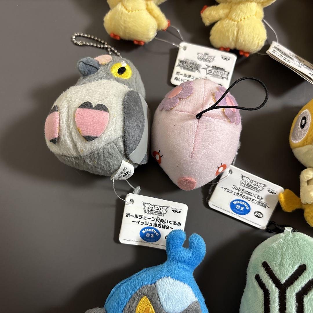 ポケモンぬいぐるみ　キーホルダー　11個セット　2011年製　バンプレスト