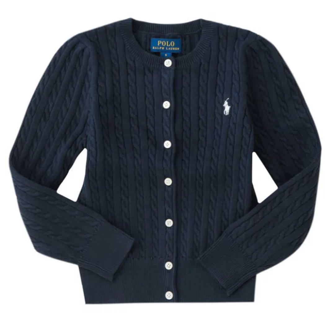 Polo Ralph Lauren ネイビー カーディガン XL