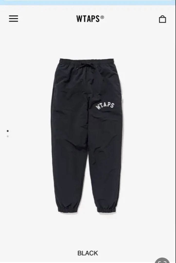 WTAPS ブラックパンツ サイズ04