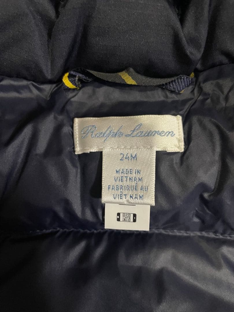 Polo Ralph Lauren ネイビー ダウンコート 24M
