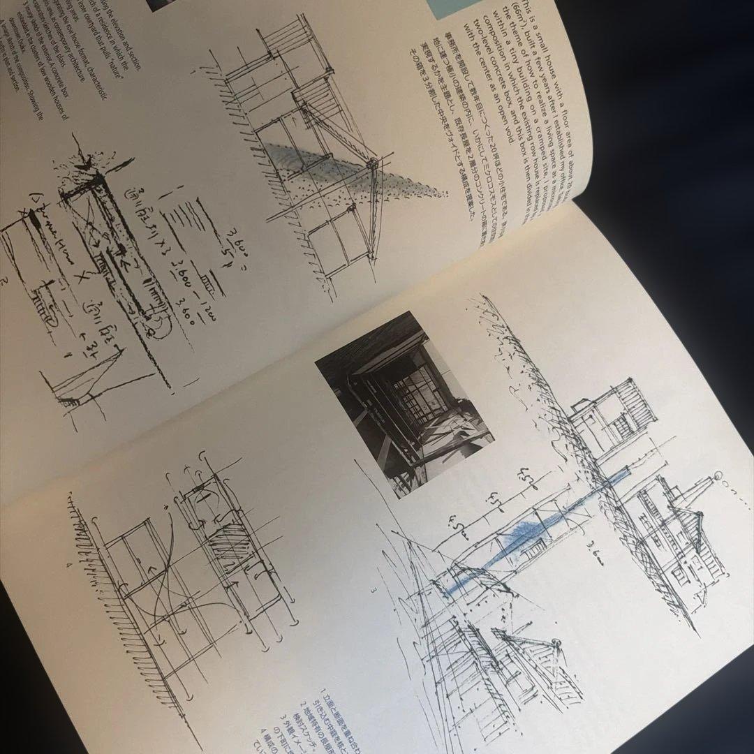 Tadao Ando O 安藤忠雄 メッセージ・サイン・イラスト付