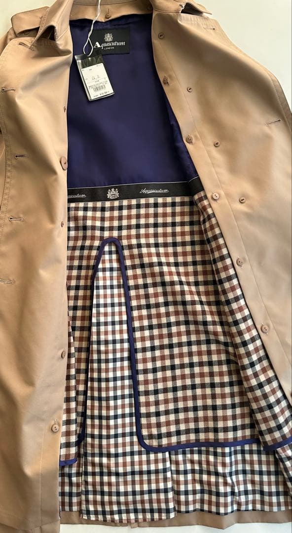 Aquascutum ベージュ トレンチコート