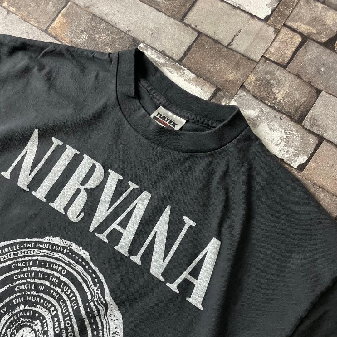 Nirvana Fade Tee XL ニルヴァーナ “地獄の輪” 神曲