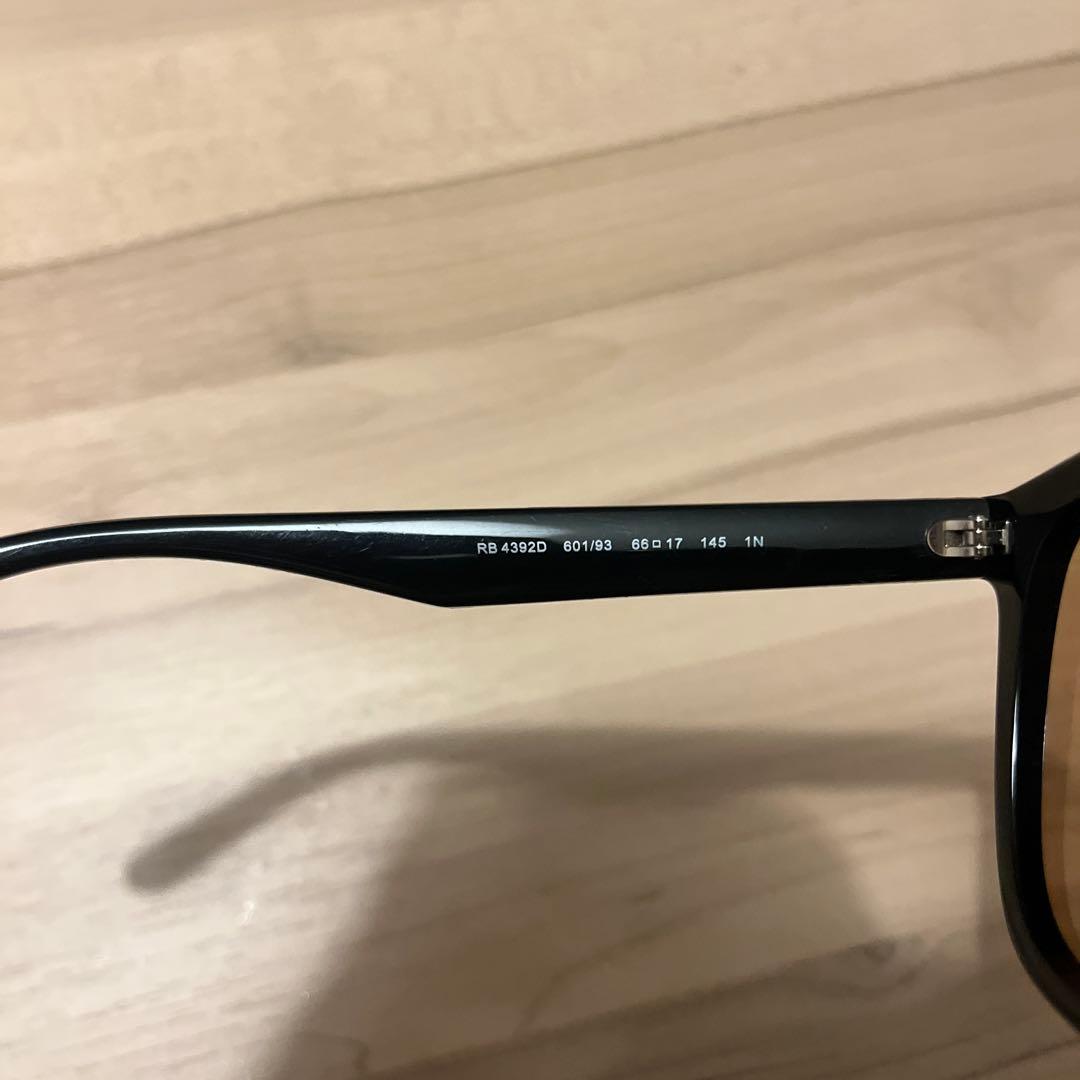 Ray-Ban ブラックスクエアサングラス