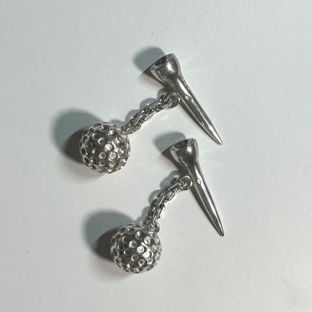 希少✨極美品✨Tiffany&Co. ティファニー カフス ゴルフボール　925