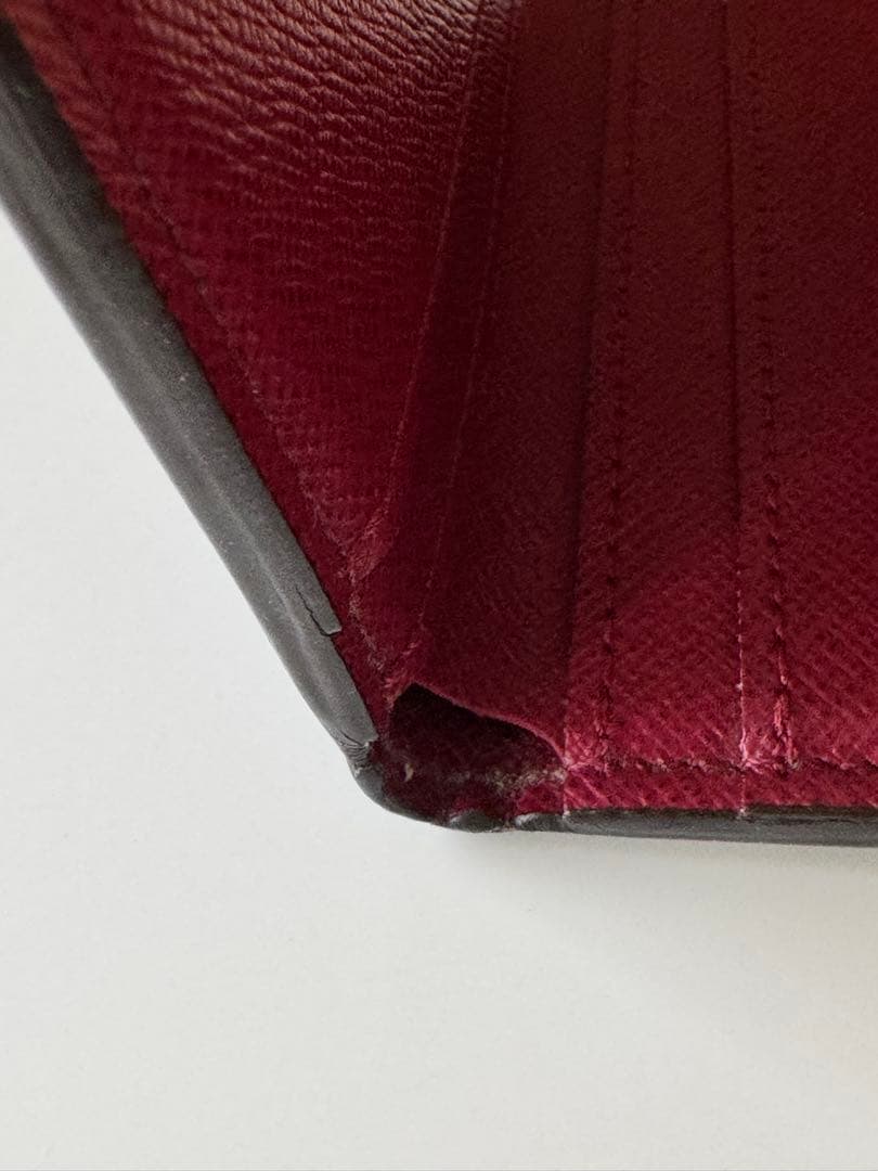 Louis Vuitton 三つ折り財布 ブラウン/レッド