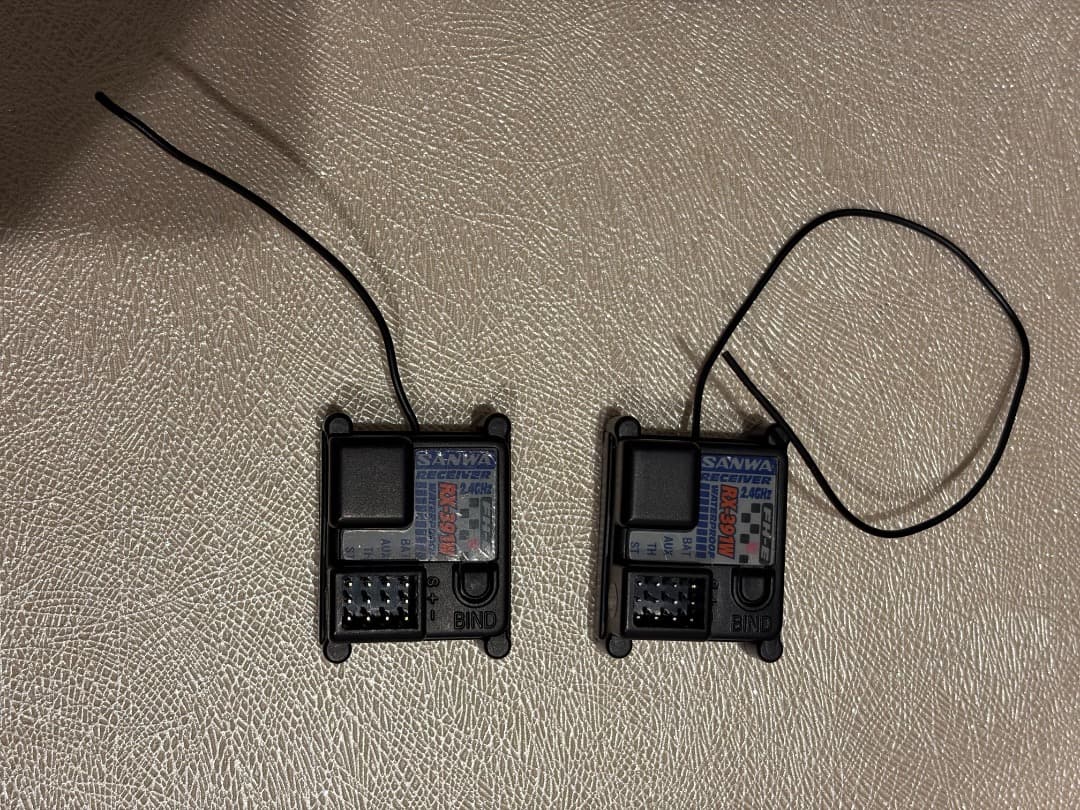 サンワMX-6 受信機×2個 RX-391W SANWA 2.4GHz FH-E