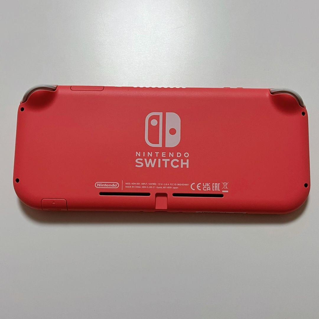 Nintendo Switch Lite コーラルピンク 本体 箱 充電器セット