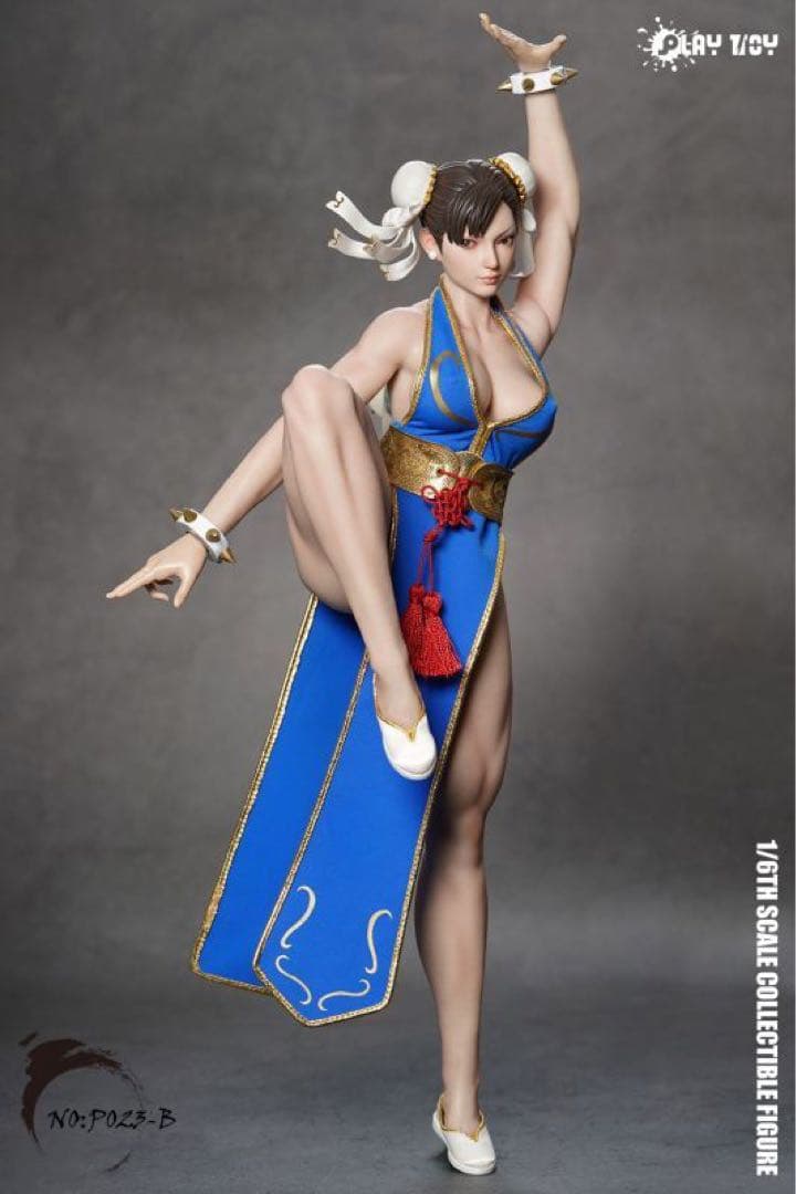 PLAY TOY 1/6 春麗　チュンリー格闘の女神2.0 春麗（青）
