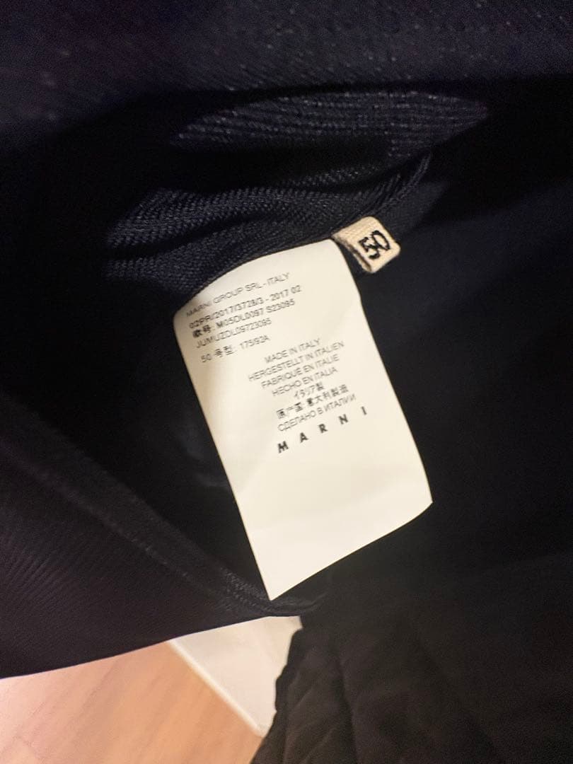 v*i様 MARNIマルニ　ネイビーブルゾン 50size L〜XL