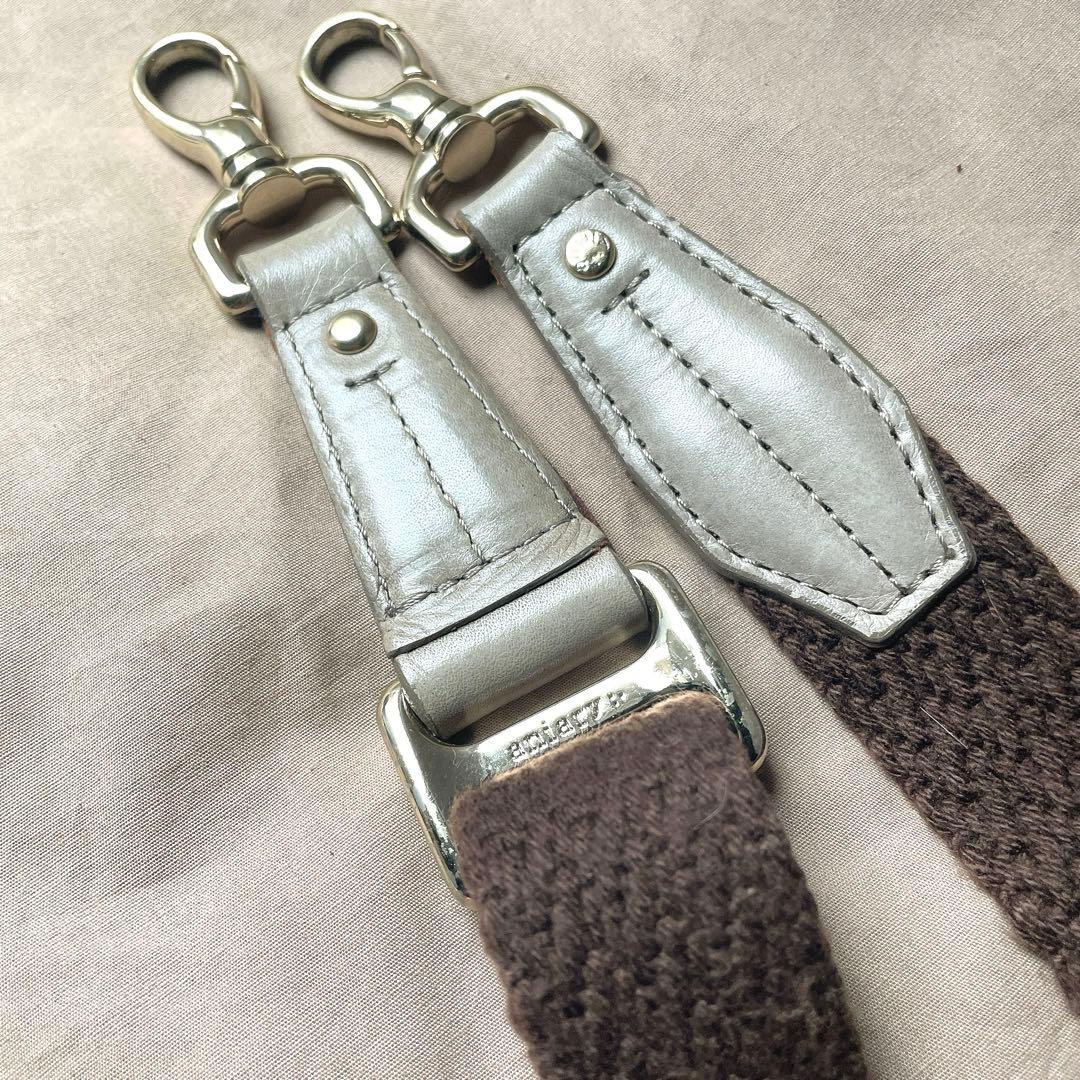 aniary ベージュ レザー 2way ショルダー付 トートバッグ 保存袋付き