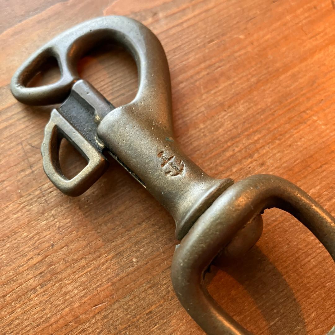 ⚓U.S. Navy／ナスカン／vintage／真鍮製／USA／アメリカ