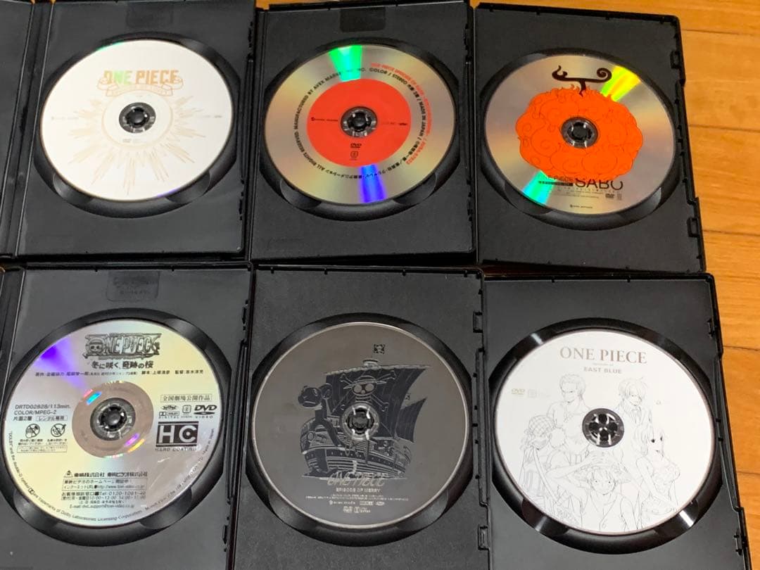 【送料無料】ONE PIECE エピソード オブ シリーズ DVD 6点セット