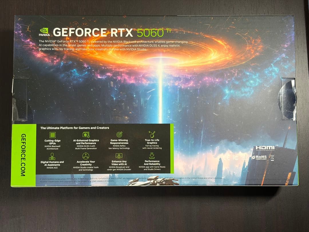 [新品未開封]GeForce RTX 5060 Ti 16GBモデル