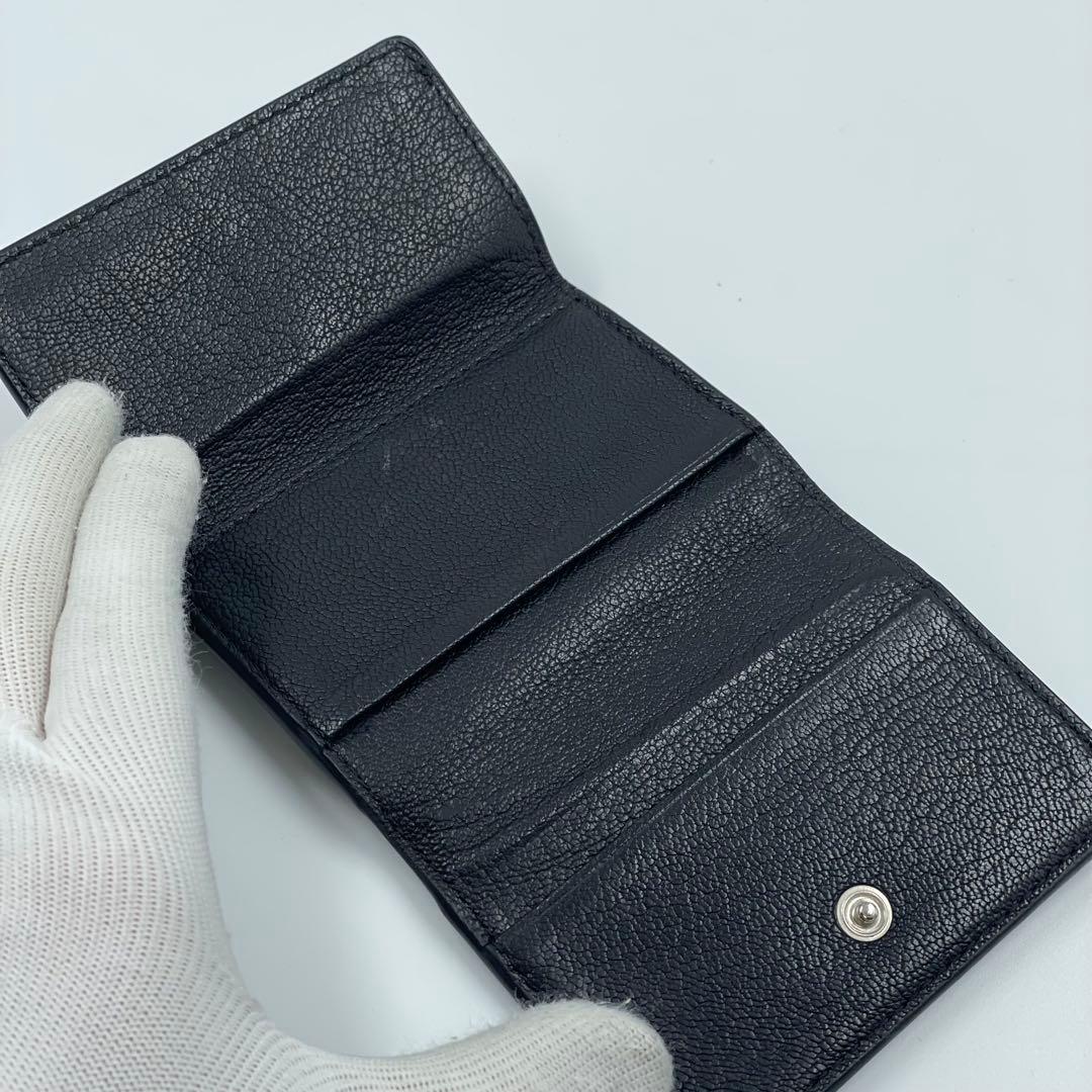 極美品✨　Maison Margiela 財布　小銭入れ　レザー　黒