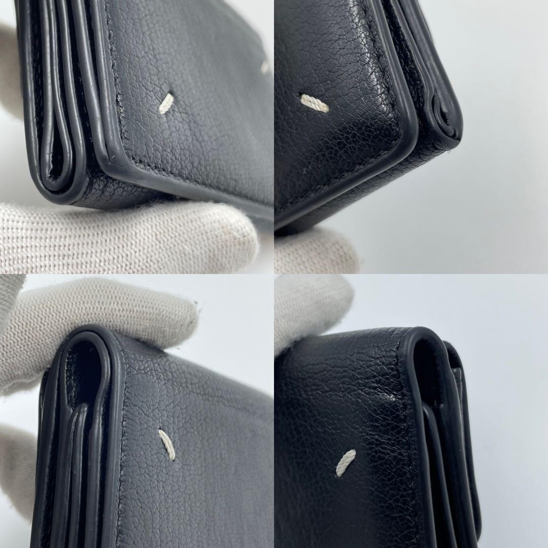 極美品✨　Maison Margiela 財布　小銭入れ　レザー　黒