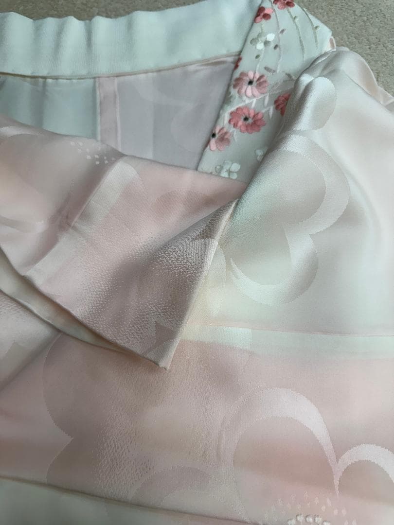 逸品 本加賀友禅 押田正義 桃色鴛鴦四季の花 フルセット