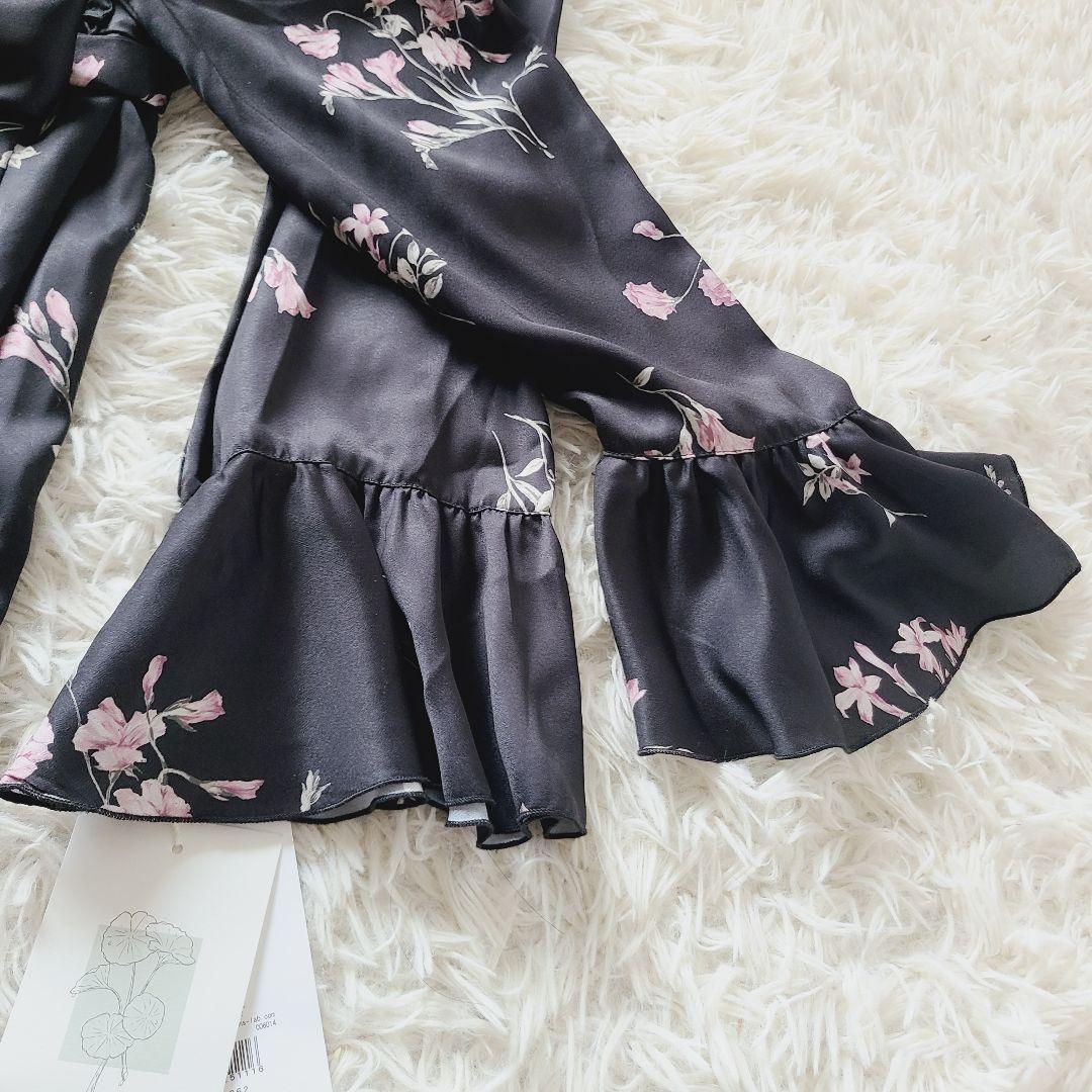 【新品未使用】スナイデル　24SS　フリルガウンワンピース　花柄　Aライン