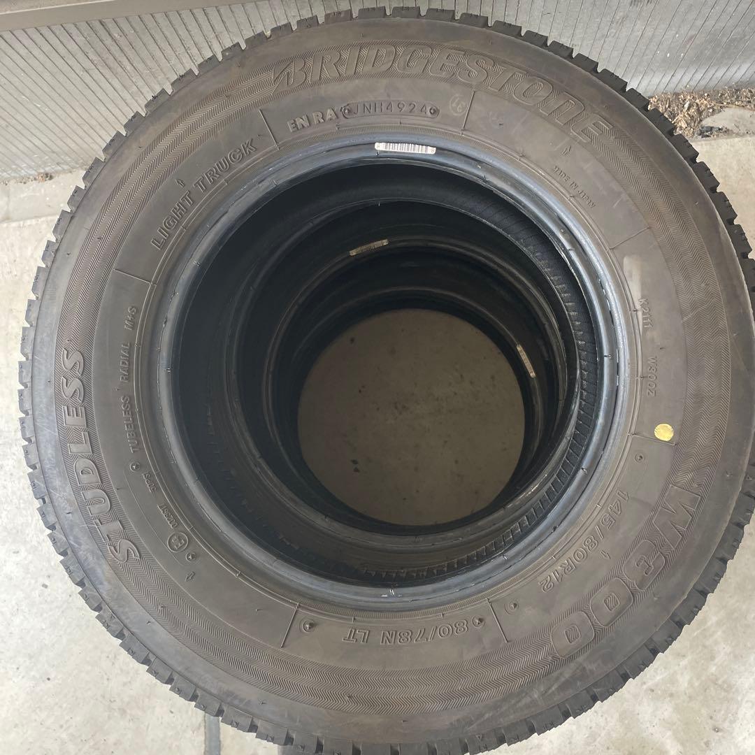 ブリヂストン　スタッドレス 145/80R12 LT 24年製　4本　送料込み
