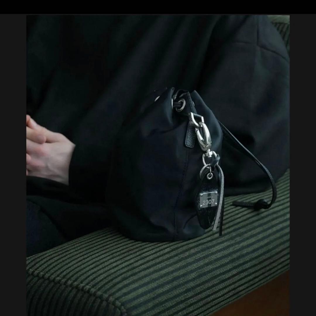 バッグ LUXURY MATERIAL DRAWSTRING BAG by LIMONT