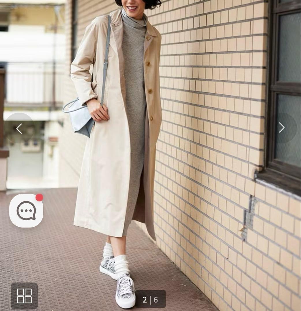 美品　DoCLASSE マジカルサーモ・リバートレンチコート　サイズXLXXL