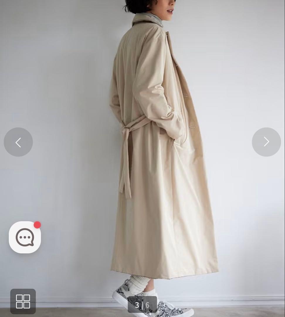 美品　DoCLASSE マジカルサーモ・リバートレンチコート　サイズXLXXL