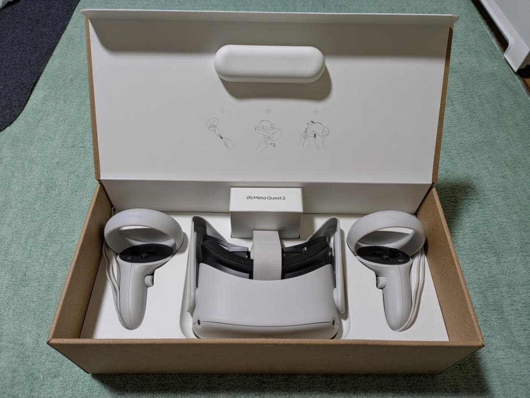  Quest2 128GB 【kiwi製ストラップ・AMVRフェイス付】