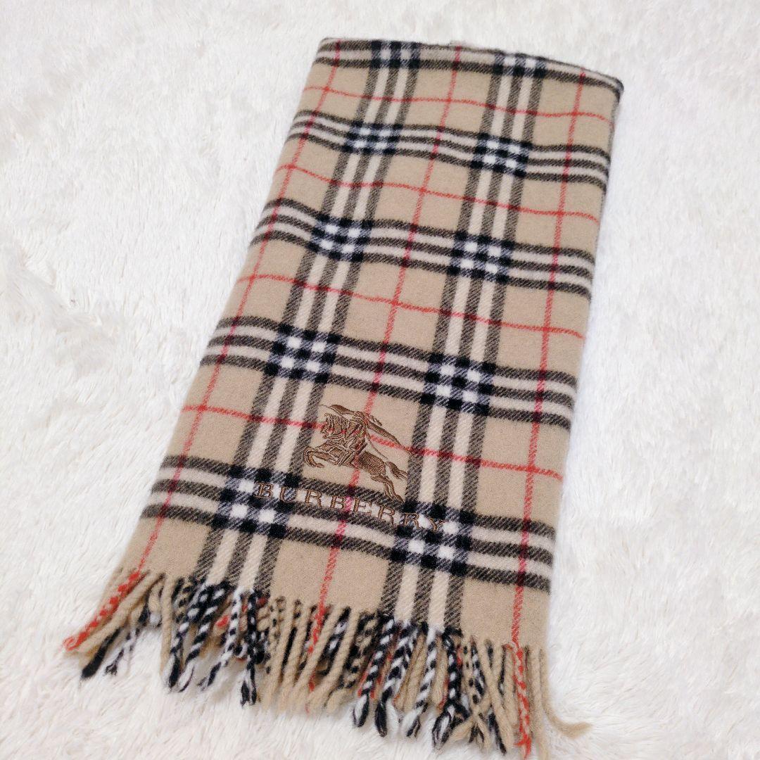 BURBERRY バーバリー ストール マフラー 膝掛け 大判 ノバチェック