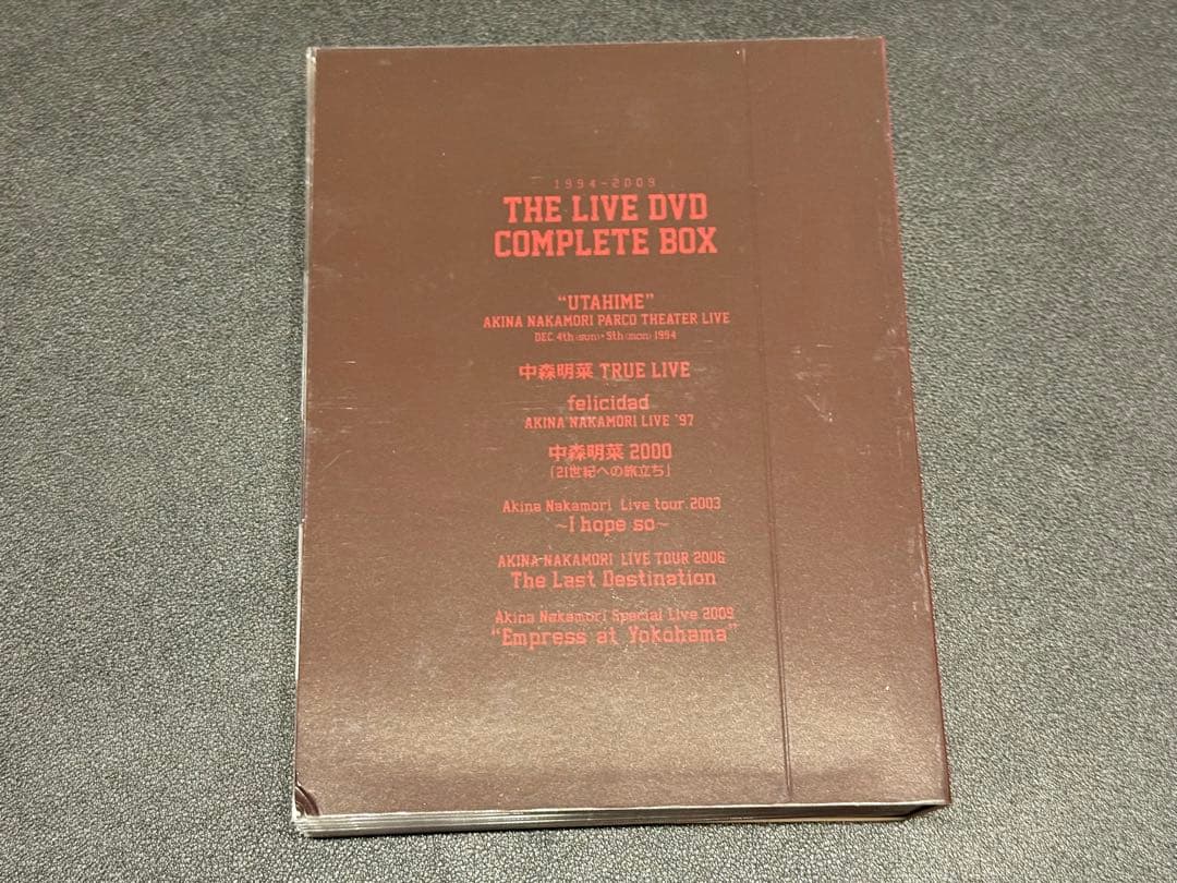 ミュージック AKINA NAKAMORI THE LIVE DVD COMPLETE BOX